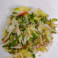ぽにょ＾ω＾'s cooksnap of when they made きゅうりとみょうがのさっぱり酢の物.