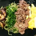 みんみーず's cooksnap of when they made ❀祝話題入り❀瓦そば風に〜茶そば鉄板❤.