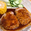 myanwoo's cooksnap of when they made 準備いらずで簡単！定番ハンバーグソース.