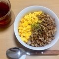 りさのこのこ's cooksnap of when they made レンジで♪息子が喜ぶ豚と卵の２色そぼろ丼.