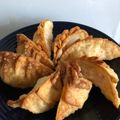 takco's cooksnap of when they made 余ったポテトサラダで揚げ餃子♪.