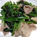 あや_'s cooksnap of when they made 簡単！豚肉とほうれん草のにんにく炒め.