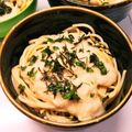 えリﾋﾟｮﾝ★'s cooksnap of when they made ねばねばとろろの和風冷製パスタ.