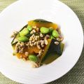 horseland's cooksnap of when they made かぼちゃとひき肉のコンソメ煮.