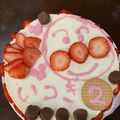 陽06偉's cooksnap of when they made ■卵不使用■2歳のがっつり誕生日ケーキ♪.