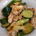 ｋａｍｉｙａｍａ's cooksnap of when they made 【豚こまと胡瓜と卵のピリ辛中華炒め】.