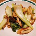 julliet's cooksnap of when they made チンゲン菜とちくわの中華風炒め.