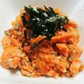 ☆★あんず姫★☆'s cooksnap of when they made レンジで簡単！鮭フレーク.