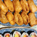 hikajiri's cooksnap of when they made わが家のいなりずし～油揚げの煮方～.