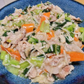ｶﾅ♡'s cooksnap of when they made チンゲン菜と豚肉のとろみ炒め.
