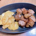 おとうさん（＾∇＾）'s cooksnap of when they made 節約☆ミンチdeサイコロステーキ.