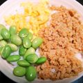 ﾂﾂｼﾞ's cooksnap of when they made 簡単♫子供も大好き♫ 鶏そぼろ丼.