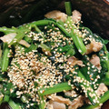 かぴーな's cooksnap of when they made 豚肉とほうれん草のゴマ味噌炒め.