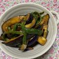 clover♡3's cooksnap of when they made 茄子とピーマンの味噌炒め.