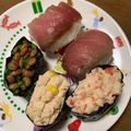 クックEBZPKK☆'s cooksnap of when they made ✿皆で作ろぅ♬常備食でお好み軍艦寿司✿.