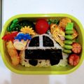 ゆうあおmama♪'s cooksnap of when they made 幼稚園 簡単 パトカー弁当.