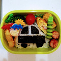 ゆうあおmama♪'s cooksnap of when they made 幼稚園 簡単 パトカー弁当.