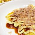 くるる0929's cooksnap of when they made 小麦粉と卵のフライパンお好み焼き.