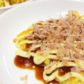 くるる0929's cooksnap of when they made 小麦粉と卵のフライパンお好み焼き.