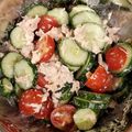 こまあぴ's cooksnap of when they made ♪きゅうり♡トマトのツナマヨサラダ♪.