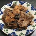 クックM6DK2O☆'s cooksnap of when they made おつまみに◎レンジで鮭の皮せんべい.