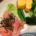 nico…♡'s cooksnap of when they made 簡単♪ビンチョウマグロでネギトロ丼風.
