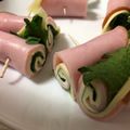 ☆苹凛☆'s cooksnap of when they made ハムの大葉チーズ巻き.