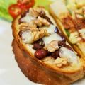 アイリッシュショコラ's cooksnap of when they made 甘党満足☆あずきクリチートースト☆.