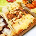 アイリッシュショコラ's cooksnap of when they made ネギちくわトースト✿.