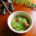 haruku221's cooksnap of when they made オクラとツナの梅肉和え.