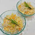 ゆにこーん☆'s cooksnap of when they made もやしと人参のサラダ メンマのせ.