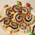 3kachu's cooksnap of when they made お弁当に✿ちくわでハム海苔巻き巻き♡.