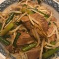 花花里's cooksnap of when they made レバニン炒め（レバーとニンニクの芽炒め).