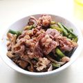 うちー's cooksnap of when they made 牛肉とニンニクの芽のオイスター炒め.