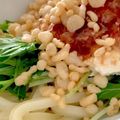 MULA's cooksnap of when they made 冷凍うどん＋豆腐で簡単節約おひる.