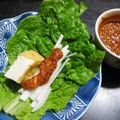 るる子's cooksnap of when they made 手巻きサラダ～韓国甘辛酢味噌ダレ.