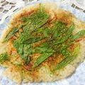 sonomay's cooksnap of when they made 余ったご飯でご飯ピザ♪.