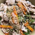 ☆なみへい's cooksnap of when they made 塩ダレで豚丼。.