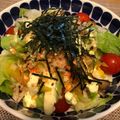 くろぷっちー's cooksnap of when they made 高校生の時食べたガストのサラダうどん♫.