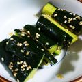 にゃ★にゃ's cooksnap of when they made 簡単！大さじ１のピリ辛うまキュウリ.