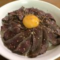 kiki7112's cooksnap of when they made 簡単！ローストビーフ丼❀(牛たたき丼).