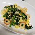chaco706's cooksnap of when they made ちくわとほうれん草の卵炒め.