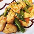☆たこぷー☆'s cooksnap of when they made 鶏むね肉＆アスパラ☆カレー炒め.