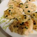 akitsaki's cooksnap of when they made 鶏むねミンチとニラの豆腐ハンバーグ.