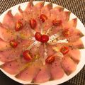 ペペルトポロン's cooksnap of when they made ＜青魚が美味しい＞ヒラマサのカルパッチョ.