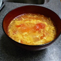 卯月のうさぎ２０１４'s cooksnap of when they made トマトのかきたまスープ.