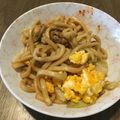 そちママ♡'s cooksnap of when they made ｳｽﾀｰｿｰｽで簡単焼きうどん☆.