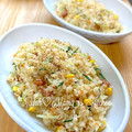 YUH♡ママ's cooksnap of when they made ささっと旨いょ❤水菜のチャーハン.