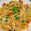 クック0DODLG☆'s cooksnap of when they made スパムとキムチのピリ辛焼うどん☆.