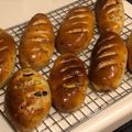 きらら15's cooksnap of when they made さつまいもと金時豆のパン.